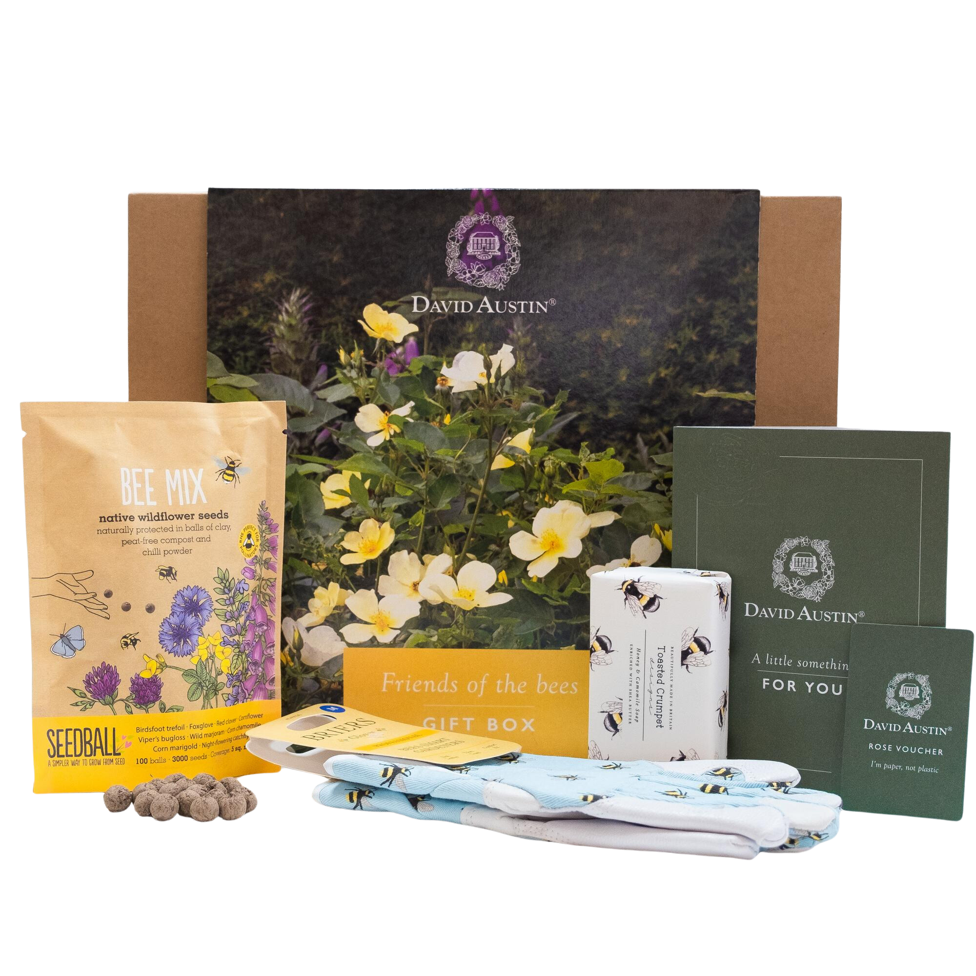 Friends of the Bees gift box (Includes Rose Voucher)