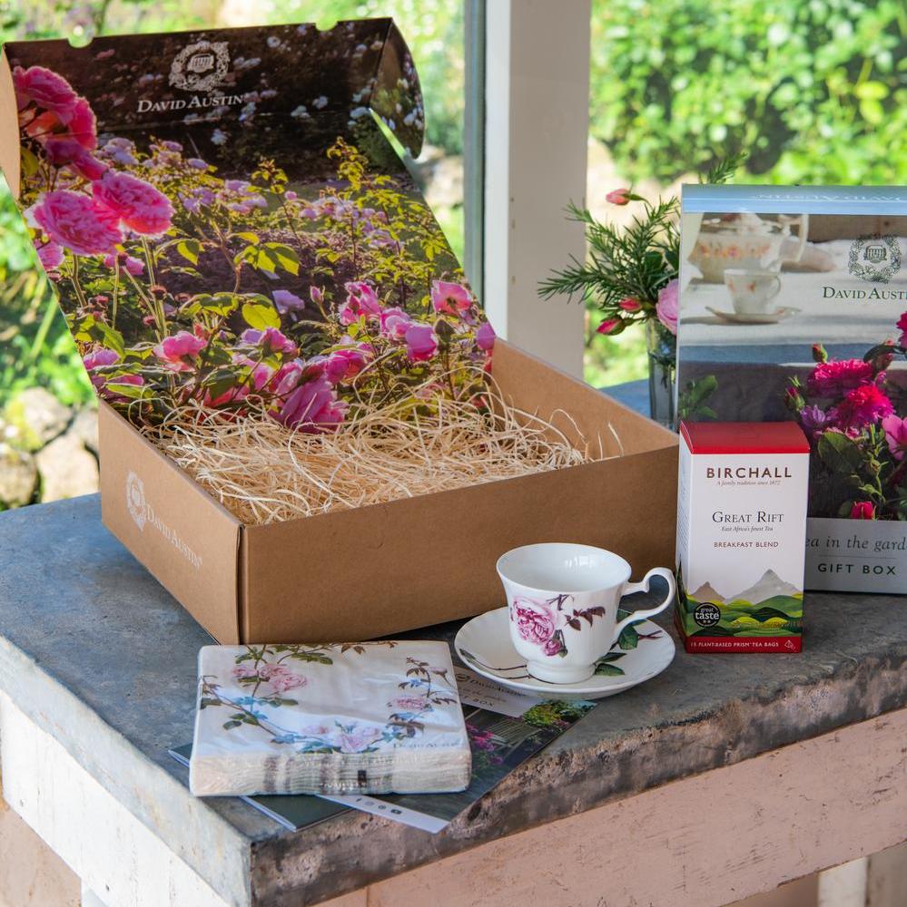 Tea in the Garden gift box (Includes Rose Voucher)