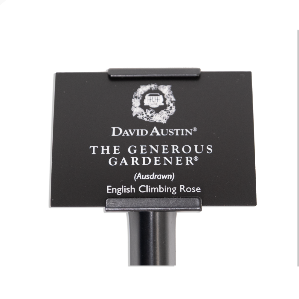The Generous Gardener Engraved Rose Label & Stake
