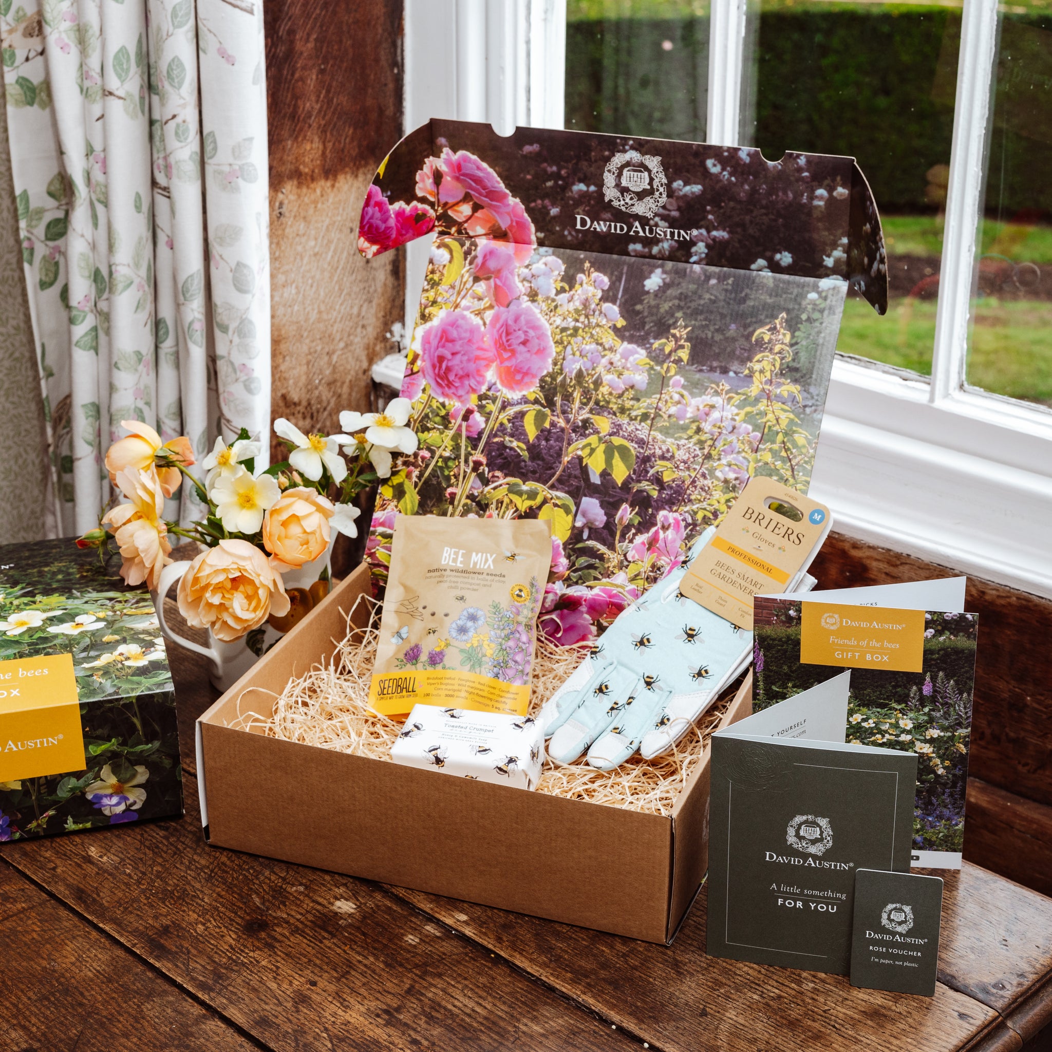 Friends of the Bees gift box (Includes Rose Voucher)