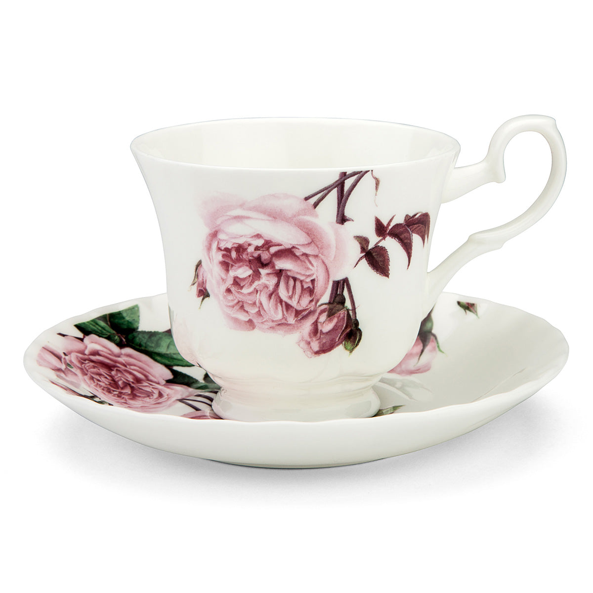 English Rose Teacup and Saucer